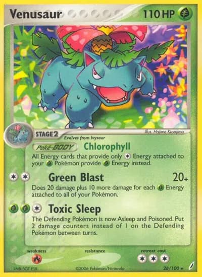 Venusaur  Pokemon card