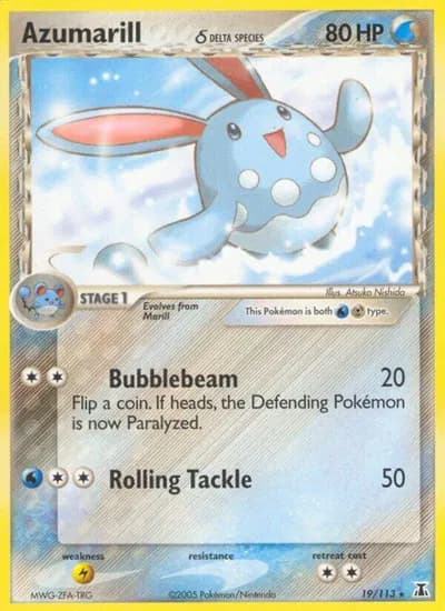 Azumarill (Delta Species)  Pokemon card