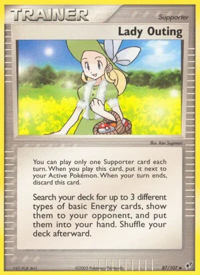 Lady Outing  Pokemon card