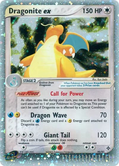 Dragonite ex  Pokemon card