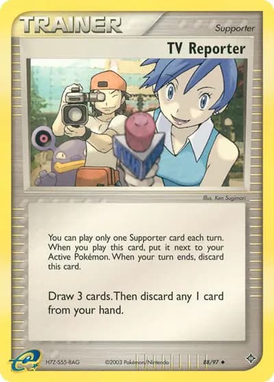 TV Reporter  Pokemon card