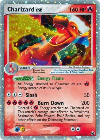Charizard ex Pokemon card