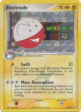 Electrode  Pokemon card