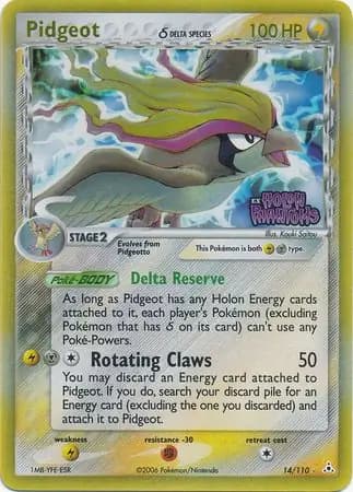 Pidgeot (Delta Species)  Pokemon card