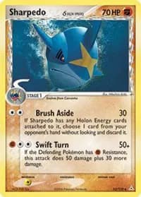 Sharpedo (Delta Species)  Pokemon card