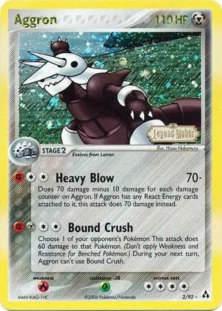 Aggron  Pokemon card