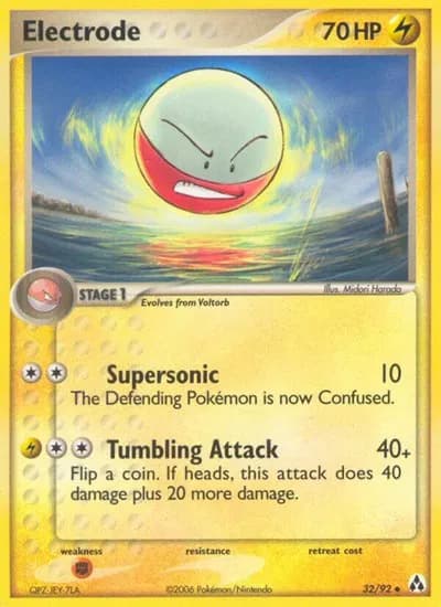 Electrode  Pokemon card