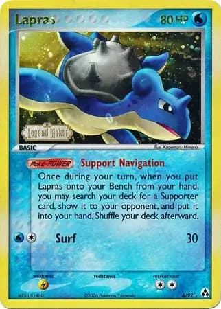 Lapras  Pokemon card
