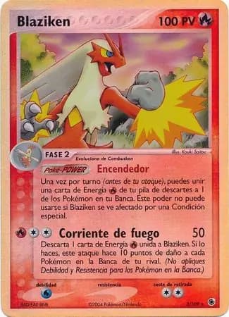 Blaziken Pokemon card