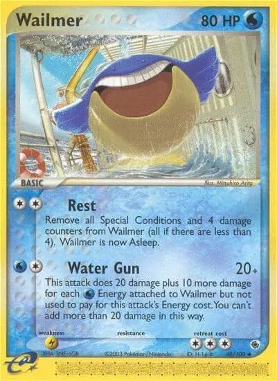 Wailmer  Pokemon card