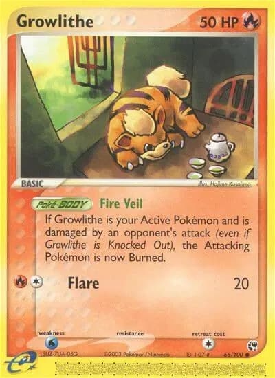 Growlithe  Pokemon card