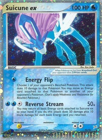 Suicune ex  Pokemon card