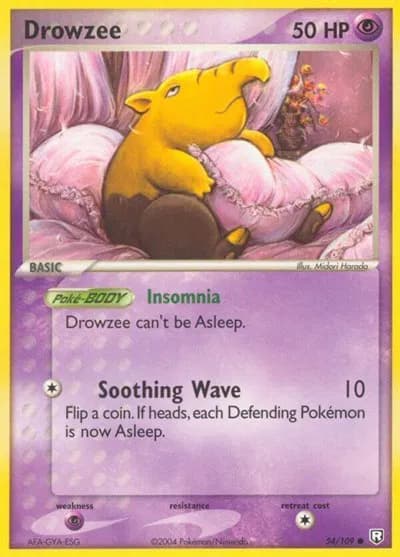 Drowzee  Pokemon card