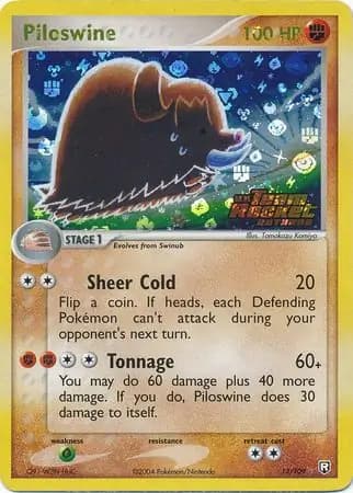 Piloswine  Pokemon card