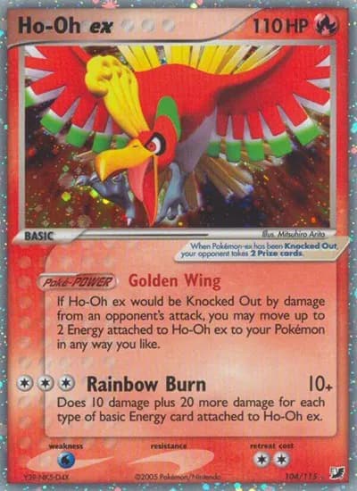 Ho-oh ex  Pokemon card