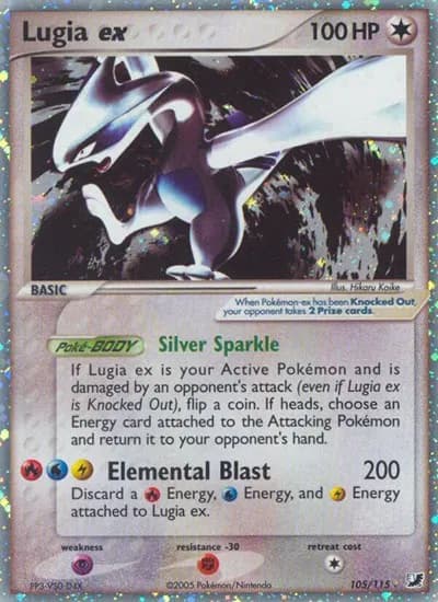 Lugia ex  Pokemon card
