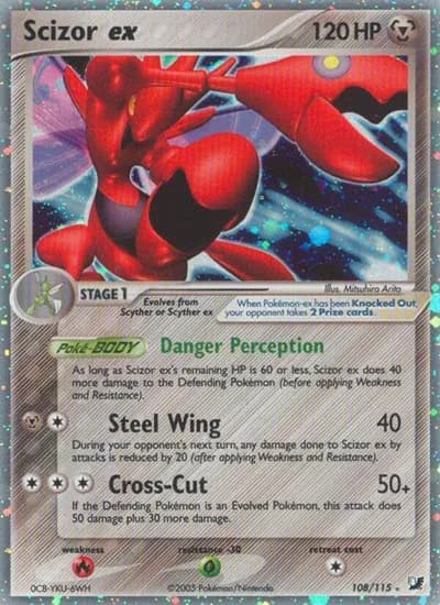 Scizor ex  Pokemon card
