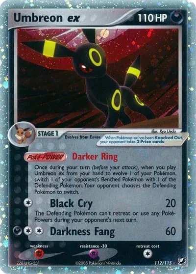 Umbreon ex  Pokemon card