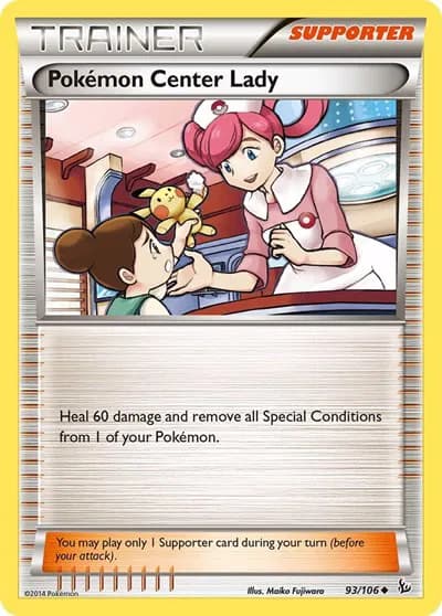 Pokemon Center Lady  Pokemon card