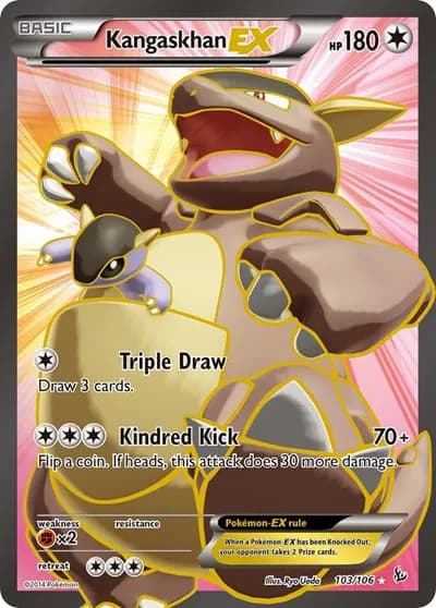 Kangaskhan EX (Full Art) Pokemon card