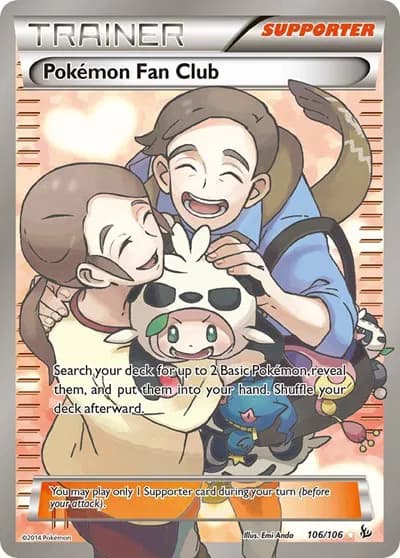 Pokemon Fan Club (106 Full Art)  Pokemon card