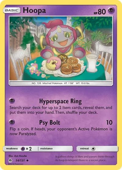 Hoopa  Pokemon card