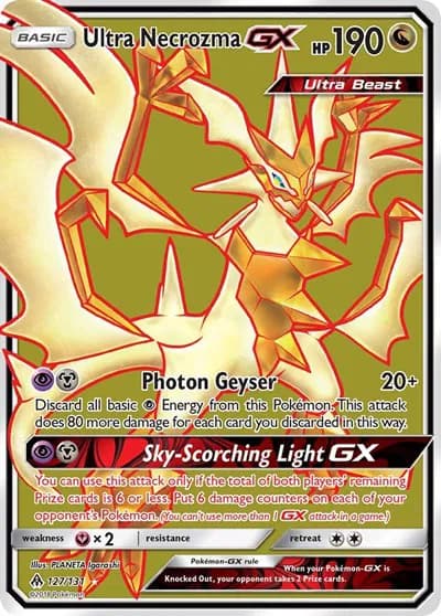 Ultra Necrozma GX (Full Art) Pokemon card