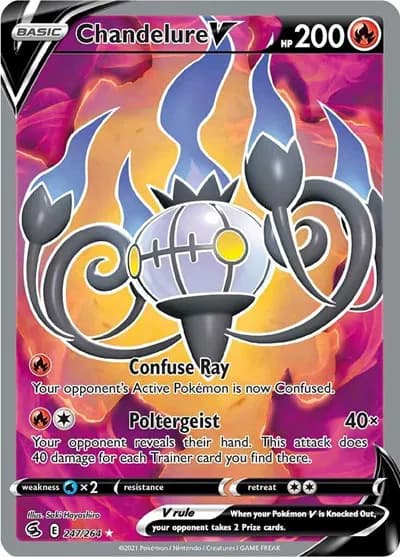 Chandelure V (Full Art)  Pokemon card