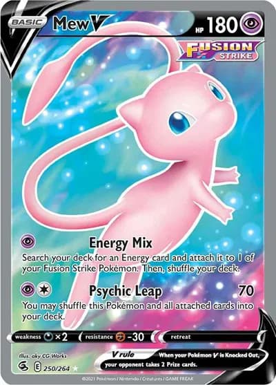 Mew V (Full Art)  Pokemon card