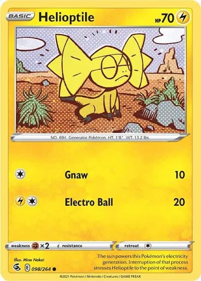 Helioptile  Pokemon card