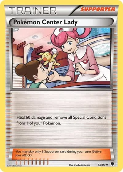 Pokemon Center Lady  Pokemon card