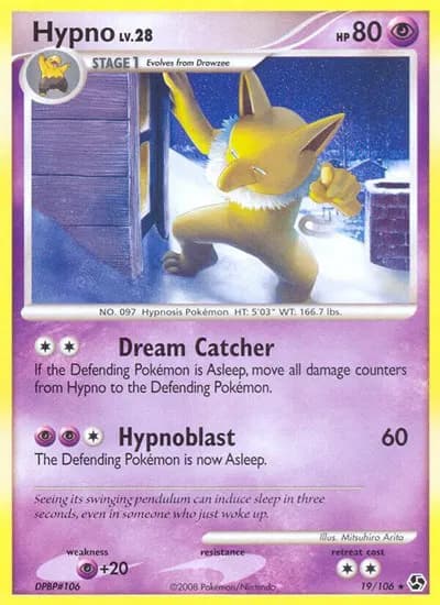 Hypno  Pokemon card