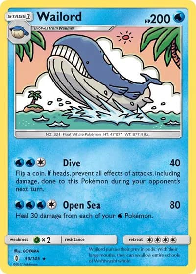 Wailord  Pokemon card