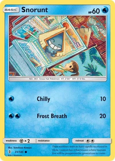Snorunt  Pokemon card