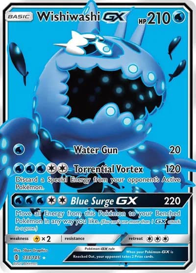 Wishiwashi GX (Full Art)  Pokemon card
