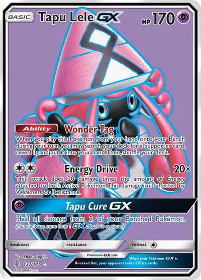 Tapu Lele GX (Full Art) Pokemon card