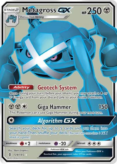 Metagross GX (Full Art) Pokemon card
