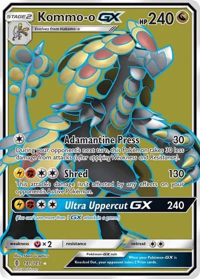 KommoGX (Full Art)  Pokemon card