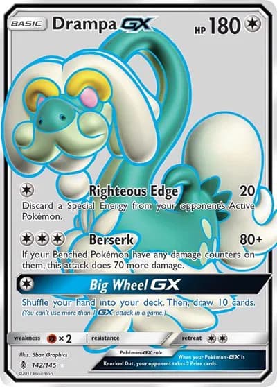 Drampa GX (Full Art)  Pokemon card