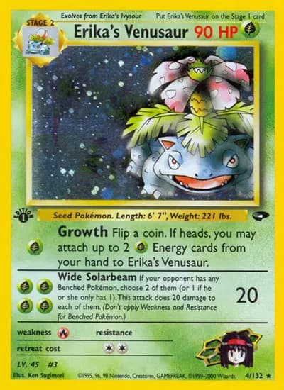 Erika's Venusaur  Pokemon card
