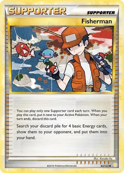 Fisherman  Pokemon card
