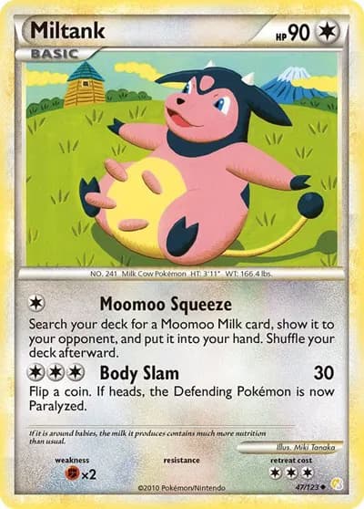 Miltank  Pokemon card