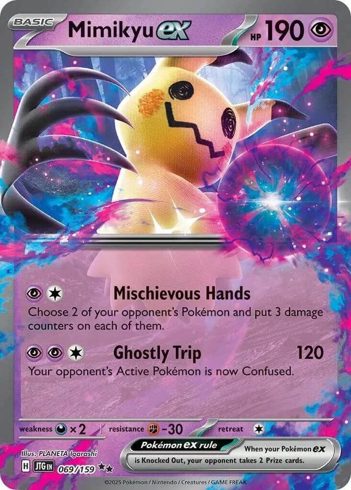 Mimikyu ex Pokemon card