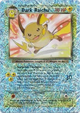 Dark Raichu  Pokemon card