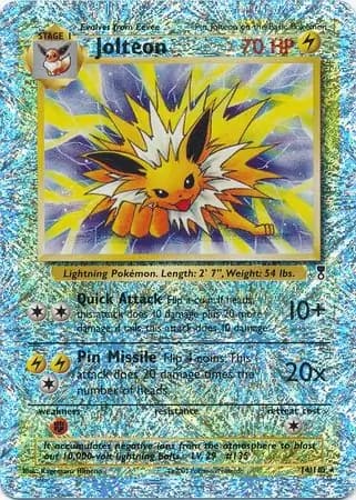 Jolteon  Pokemon card