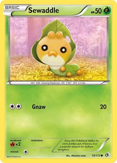 Sewaddle (10)  Pokemon card