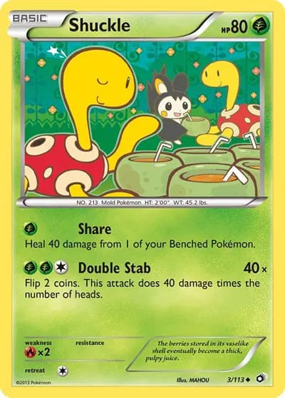 Shuckle  Pokemon card