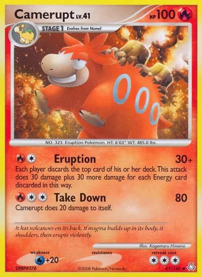 Camerupt  Pokemon card