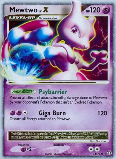 Mewtwo Lv.X  Pokemon card