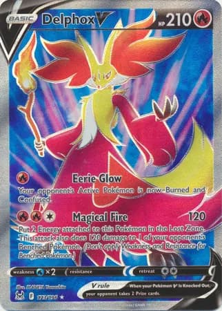 Delphox V (Full Art)  Pokemon card